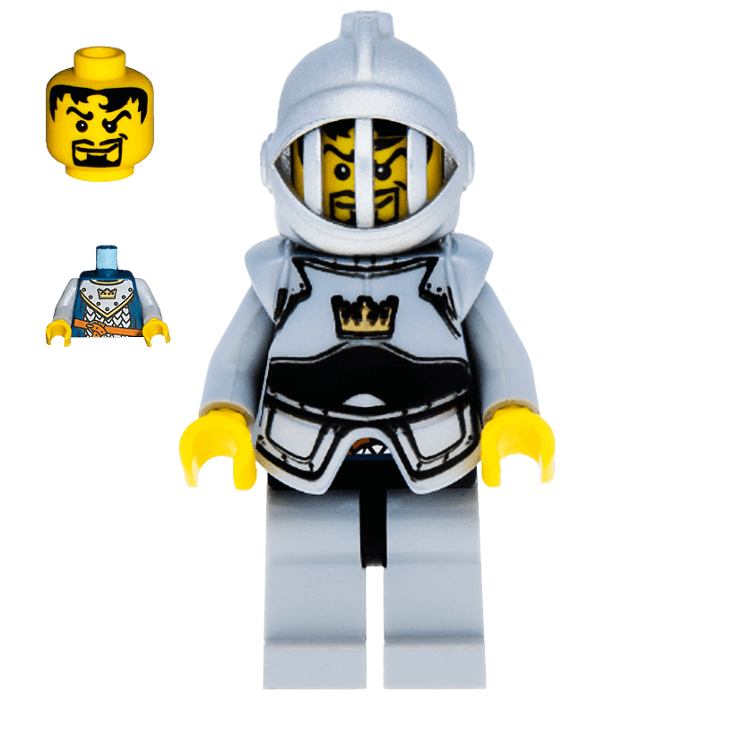Фигурка Lego Fantasy Era Crown Knight Scale Mail with Crown Castle cas419 Б/У - Retromagaz