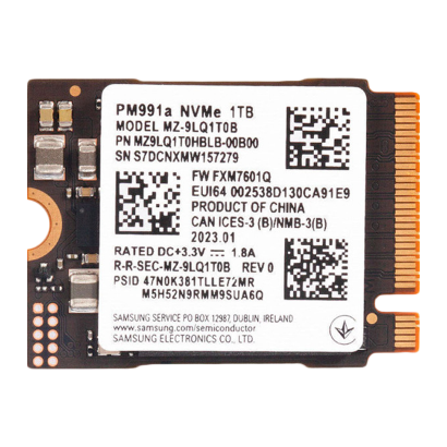 SSD Накопичувач Samsung PM991A Steam Deck 1TB - Retromagaz
