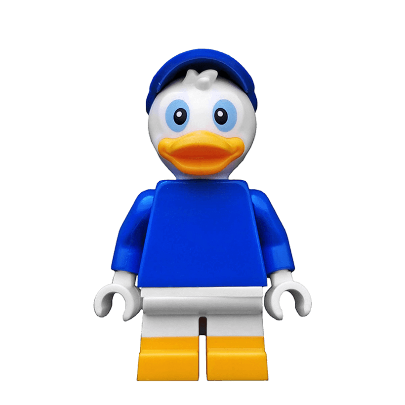 Фигурка Lego Disney Dewey Duck Cartoons dis027 Б/У - Retromagaz