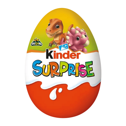 Шоколадне Яйце Kinder Surprise Динозаври Natoons Dinosaurs 20g Шоколадне Яйце Kinder Surprise Динозаври Natoons Dinosaurs 20g - Retromagaz