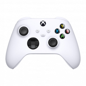 Геймпад Беспроводной Microsoft Xbox Series Controller (QAS-00002, 889842611564) Robot White Новый - Retromagaz