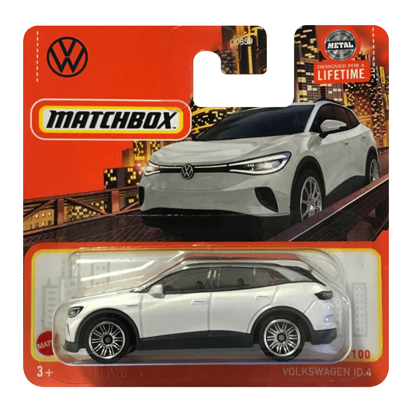 Машинка Большой Город Matchbox Volkswagen ID.4 Highway 1:64 HVL51/HVN79 White - Retromagaz