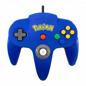 Геймпад Дротовий Nintendo N64 NUS-005 Pokemon Limited Edition Blue 1.9m Б/У - Retromagaz