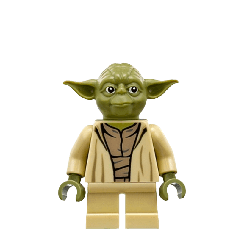 Фігурка Lego Джедай Yoda Olive Green Star Wars sw0707 Б/У - Retromagaz