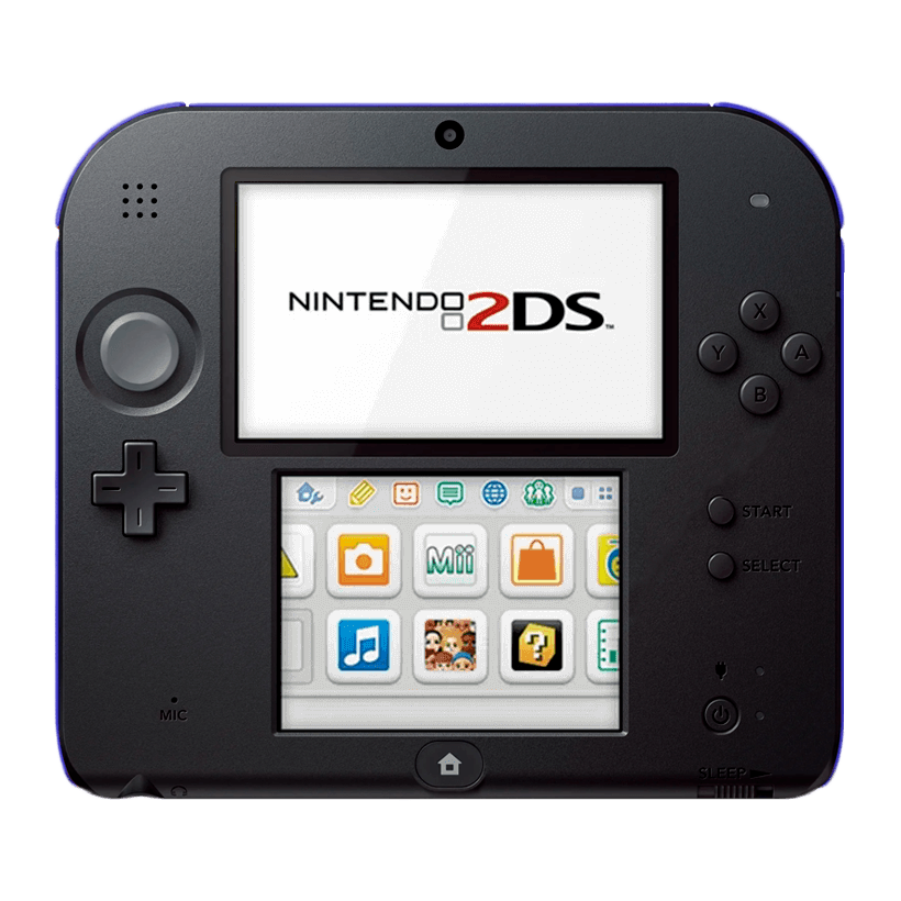 Консоль Nintendo 2DS Модифікована 32GB Black Blue + 10 Вбудованих Ігор Б/У - Retromagaz