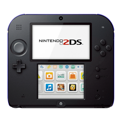 Консоль Nintendo 2DS Модифікована 32GB Black Blue + 10 Вбудованих Ігор Б/У - Retromagaz