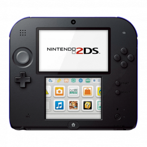 Консоль Nintendo 2DS Europe Модифікована 32GB Black Blue + 10 Вбудованих Ігор Б/У Хороший - Retromagaz