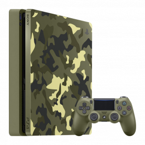Консоль Sony PlayStation 4 Slim Call of Duty: WWII Limited Edition 1TB Green Camo Б/У - Retromagaz