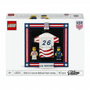 Конструктор Lego Футболка Національної Збірної США з Футболу Editions Sports 43033 Новий - Retromagaz