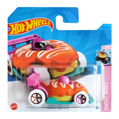 Машинка Базова Hot Wheels Donut Drifter Treasure Hunts Swert Riders 1:64 HKK97 Orange - Retromagaz