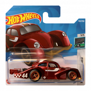 Машинка Базовая Hot Wheels Volkswagen Käfer Racer Super Treasure Hunt STH Contoured 1:64 HCY09 Red