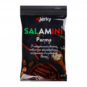 Колбаски Objerky Salamini Parma Сыровяленные 85g