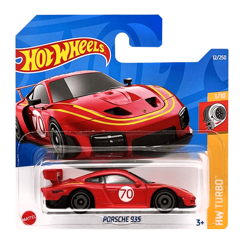 Машинка Базова Hot Wheels Porsche Porsche 935 Turbo 1:64 HCT16 Red - Retromagaz