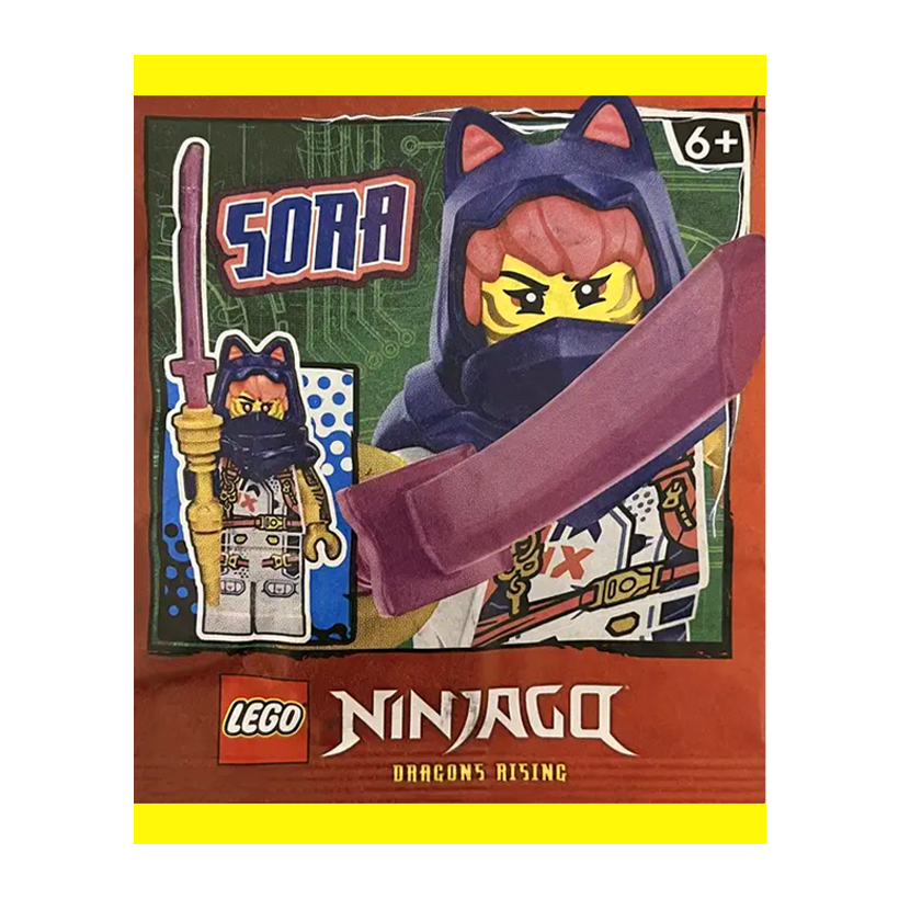 Конструктор Lego Фігурка Dragons Rising Season 1 Sora Paper Bag Ninjago 892312 njo0820 Новий - Retromagaz
