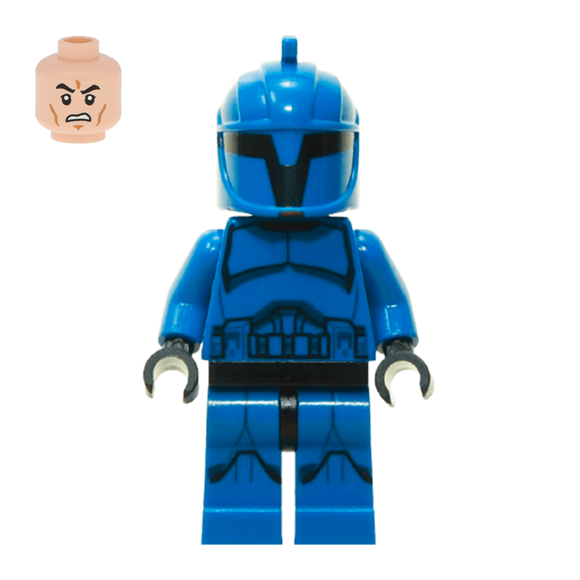 Фігурка Lego Республіка Senate Commando Printed Legs Star Wars sw0614 Б/У - Retromagaz