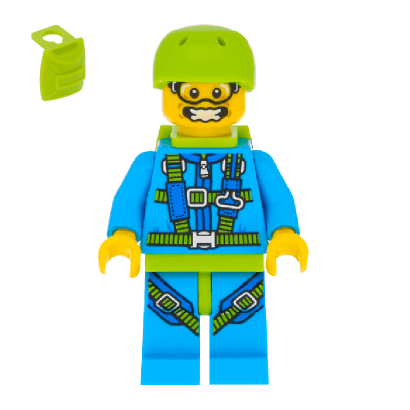 Фігурка Lego Collectible Minifigures Series 10 Skydiver col150 Б/У Хороший - Retromagaz