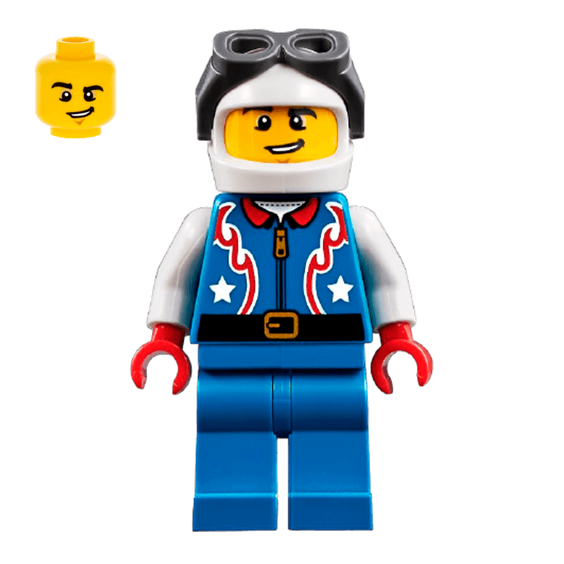 Фигурка Lego People 973pb3177 Daredevil Pilot City twn306 Б/У - Retromagaz