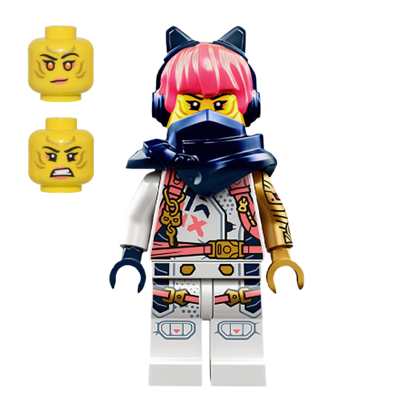 Фигурка Lego Ninja Sora Shoulder Pads Headphones Ninjago njo0877 71810 Б/У - Retromagaz