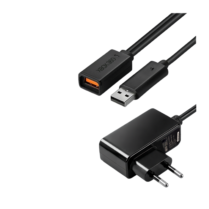 Блок Питания Проводной Microsoft Xbox 360 1430 1431 FAT Kinect Black 2.5m Б/У - Retromagaz