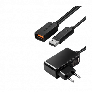 Блок Живлення Дротовий Microsoft Xbox 360 FAT Kinect 1430 Black 2.5m Б/У - Retromagaz
