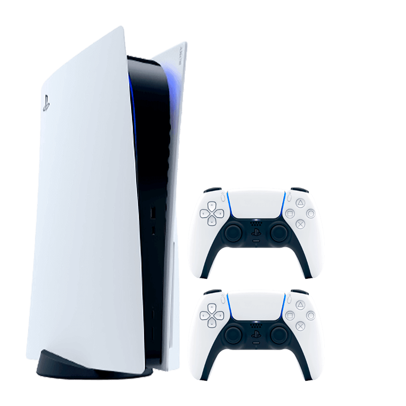 Набір Консоль Sony PlayStation 5 Blu-ray 825GB White Б/У  + Геймпад Бездротовий DualSense - Retromagaz