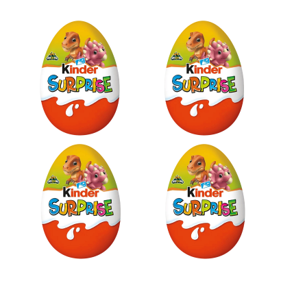 Набір Шоколадне Яйце 4шт Kinder Surprise Динозаври Natoons Dinosaurs 20g Набір Шоколадне Яйце 4шт Kinder Surprise Динозаври Natoons Dinosaurs 20g - Retromagaz