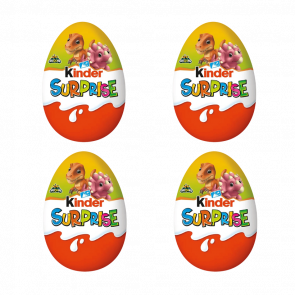 Набір Шоколадне Яйце 4шт Kinder Surprise Динозаври Natoons Dinosaurs 20g Набір Шоколадне Яйце 4шт Kinder Surprise Динозаври Natoons Dinosaurs 20g - Retromagaz