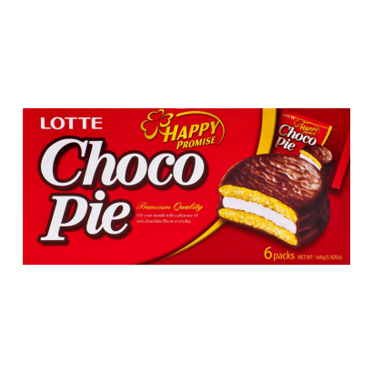 Тістечка Lotte Чокопай Choco Pie (6 Тістечок) 168g - Retromagaz