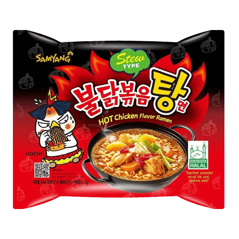 Локшина Samyang Buldak Hot Chicken Stew Type (Курячий Суп) Гостра 145g - Retromagaz