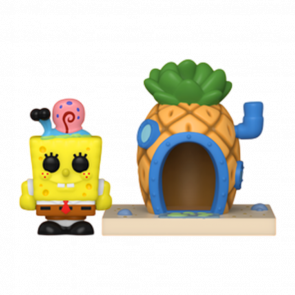 Фигурка FUNKO POP! Bitty Pop Towns SpongeBob SquarePants Губка Боб и Ананасовый Домик 51mm 83638 - Retromagaz