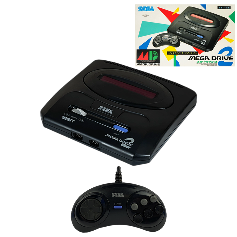 Консоль Sega Mega Drive 2 Asia PAL Black + Документация + Коробка Б/У - Retromagaz