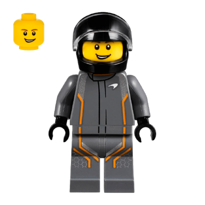 Фигурка Lego McLaren Senna Race Car Driver Другое Speed Champions sc069 Б/У - Retromagaz