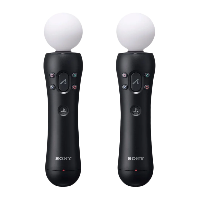 Контролери Бездротовий Sony PlayStation 4 Move Controller Twin Pack Black Новий - Retromagaz