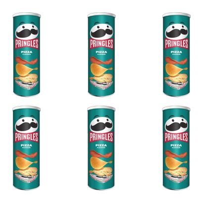 Набор Чипсы 6шт Pringles Pizza 165g - Retromagaz