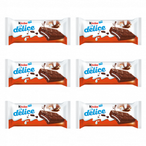 Набір Бісквіт 6шт Kinder Delice з Молочною Начинкою 39g