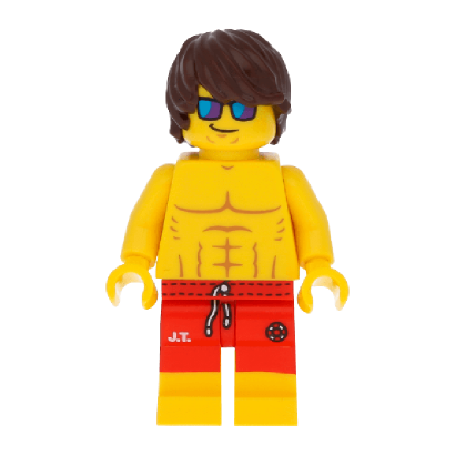 Фігурка Lego Lifeguard Collectible Minifigures Series 12 col185 Б/У - Retromagaz