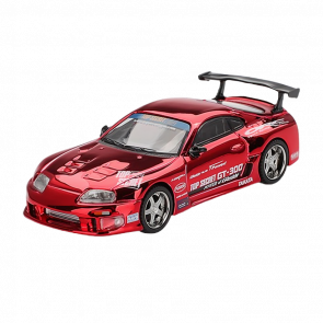 Машинка Premium MINI GT Toyota Supra (A80) Top Secret GT-300  Top Secret 1:64 MGT01132-CH Red - Retromagaz