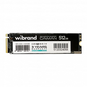 SSD Накопитель Wibrand Caiman M.2 NVMe 512GB - Retromagaz