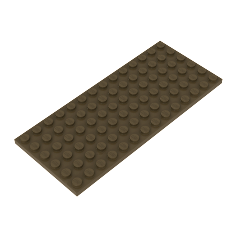 Пластина 2шт Lego Звичайна 6 x 14 3456 6035541 Dark Tan Б/У - Retromagaz