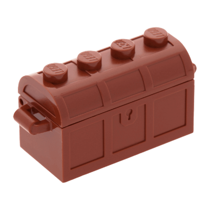 Емкость Lego 2 x 4 x 2 Treasure Chest Bott Lid 4738ac01 4211162 4280114 4533101 4739a 29336 62623 28699 4211163 6167676 6254220 Reddish Brown 10шт Б/У - Retromagaz