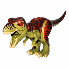 Фігурка Lego Animals Динозавр Tyrannosaurus rex with Reddish Brown Back TRex03 Olive Green Б/У Нормальний - Retromagaz