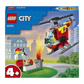 Конструктор Lego Пожежний Гелікоптер City 60318 Новий