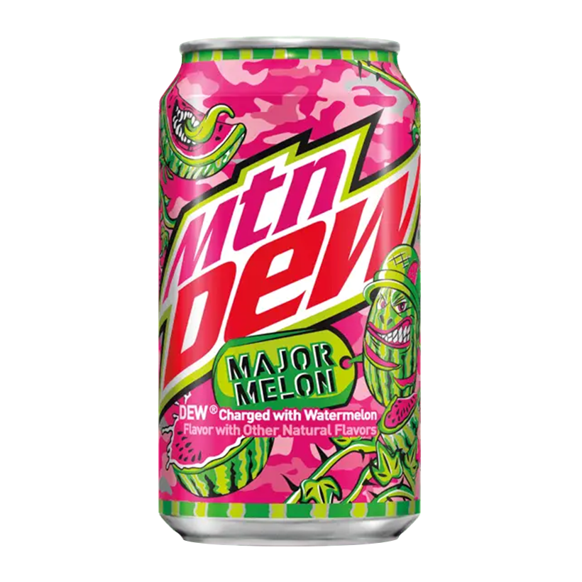 Напиток Mountain Dew Major Melon 355ml - Retromagaz