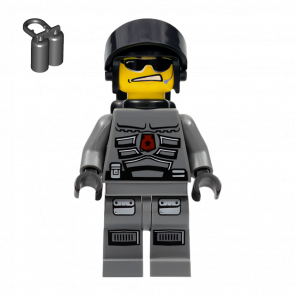 Фигурка Lego Space Police 3 Officer 2 Air Tanks Space sp095 Б/У