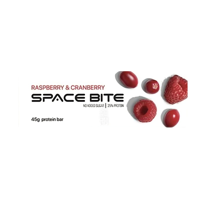 Протеїновий Батончик Space Bite Малина Клюква Без Сахара 45g - Retromagaz