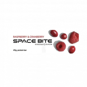 Протеїновий Батончик Space Bite Малина Журавлина Без Цукру 45g - Retromagaz