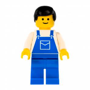Фигурка Lego City People 973pb0201 Overalls Blue with Pocket trn025 Б/У Нормальный