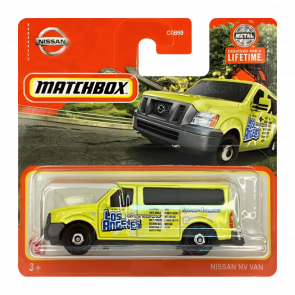 Машинка Велике Місто Matchbox 2014 Nissan NV Van Highway 1:64 HVP00 Yellow - Retromagaz