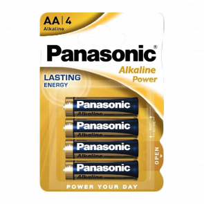 Батарейка Panasonic AA Bat Alkaline Power 4шт - Retromagaz