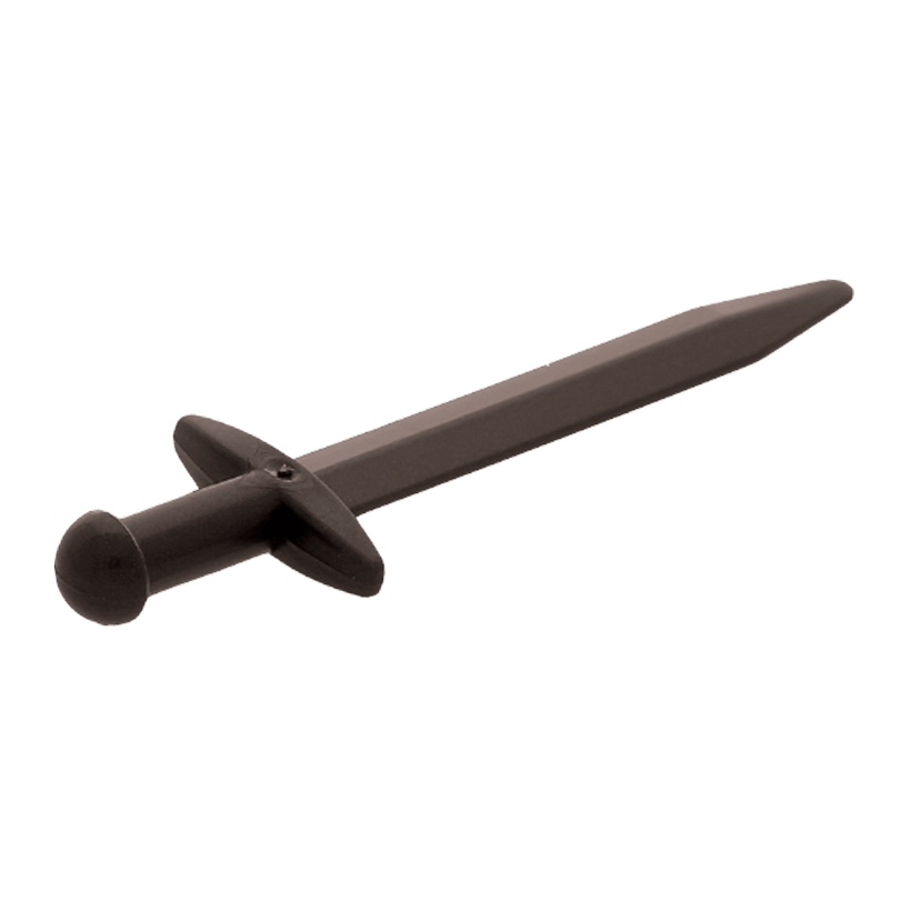 Зброя 2шт Lego Меч Greatsword Pointed 18031 98370 6093534 6000177 Pearl Dark Grey Б/У - Retromagaz